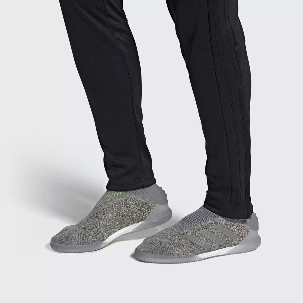 Adidas Predator 19+ Tenis De Futbol Grises Para Hombre (MX-45386)